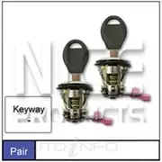 Nice Door Lock Barrel - Pair, NDL33F