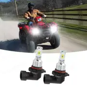 FOR HONDA RANCHER FOREMAN HIGH POWER HEADLIGHT LED LIGHT BULBS 6000K 80W 1800LM
