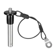 304 Stainless Steel Grip Push-Button Locking Pins with 24cm Wire (8mm-31mm)