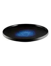 [Maxwell & Williams] Caviar Midnight High Rim Plate 21cm in Black/Blue