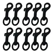 10 Pcs 2 Inch Swivel Bolt Snap Clasp Hooks with O Ring for Lanyard Belt