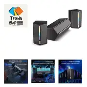 Computer Speakers System with Subwoofer, Gaming Speaker for PC with RGB, Volu...