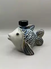 North Eagle Pottery Fish Soap Dispenser California Studio Art Signed