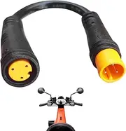 Ebike Extension Cable, 3 Pin Electric Bike Conversion Kit with Plug Connector | 10 cm for Butterfly Sensor Cable