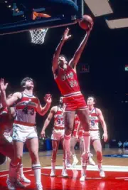 Reggie Theus of the Chicago Bulls1981 Basketball Photo 6