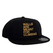 The North Face ‘Walls Are Meant For Climbing’ 5-Panel 66 Hat Black Snapback NWT