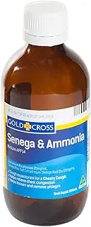 Gold Cross Senega and Ammonia Chesty Throat Relief Cough Syrup 200 ml