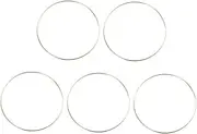 Cabilock 5pcs Metal Dreamcatcher Ring Gold Plated Round Frame for DIY Handicrafts Smooth Wall Hanging Accessories for Mandalas Spirit Catchers