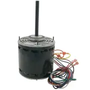 W51-12BJA3-02 HVAC Blower Fan Motor 1/2 HP 1 Phase 3 Speed 208/230V 1075 RPM ...