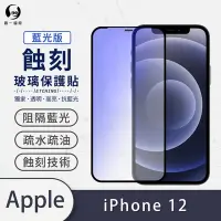 在飛比找Yahoo奇摩購物中心優惠-o-one APPLE iPhone 12 藍光版 滿版專利