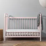 Sonata Cot Toddler Bed Conversion - Pink