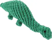 FIXOSHEE Dinosaur Shaped Dog Chew Toy Interactive Pet Molar Toy for Puppies Rope Safe for Training Teething and Tooth Cleaning Engaging