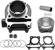 Motorcycle Styling 59mm Motorcycle Cylinder Gasket Piston Ring for Kymco Bend Lover 4v Like150 Peopie G150 Parts