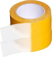 Double Sided Rug Tape 2 Rolls of Heavy Duty Fabric Tape for Adhering Carpets Runners