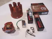 TUNE UP KIT 1965-1968 PORSCHE 911 DISTRIBUTOR CAP ROTOR POINTS SPARK PLUGS (for: Porsche)