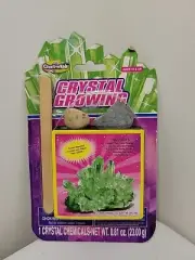 GREEN CREATIVE KIDS SCIENCE CRYSTAL GROWING KIT AGES 10+ NEW SEALED