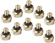 PHENOFICE 10Pcs Misting Nozzle Low Pressure Hose Sprayer Head for Efficient Outdoor Cooling and Watering Durable Leak Atomizing Spray Nozzle for Garden Irrigation