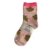 Carter’s 3-Pack Crew Socks Size 4-6 3 Different Designs NWT Sloth Panda Bear