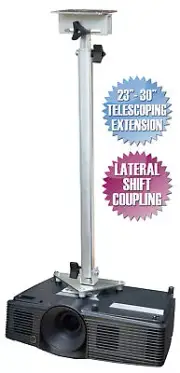 Projector Ceiling Mount for Epson EB-X62 EB-X6e EB-X7 EB-X72 EB-X8 EB-X9 EB-X92