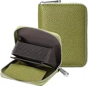 [SENDEFN] Women's Wallet with Zip and Many Compartments, Leather Wallet, RFID Protection, Card Holder with Many Compartments, Small and Short Format Wallet for Women
