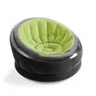 Intex Empire Inflatable Lounge Dorm Camping Chair for Adults, Green (3 Pack)