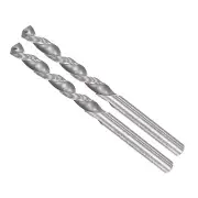 3.2mm YG6X Tungsten Carbide Left Hand Straight Shank Twist Drill Bits 2-Pieces