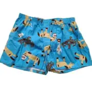 Vintage Paul Frank Womens Boxers, Longshot Horse, Blue, Boxer Shorts, XS