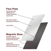New DLP SLA Resin Flexible Spring Steel Plate For Elegoo Saturn V1 3D Printer ##