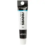 Reeves Watercolour Paint 12mL Lamp Black