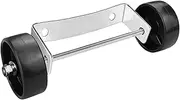 Patio Heater Mobile Wheels,Replacement Parts Stainless Steel Movable Patio Heater Wheel Kit | Silver Bracket Heater Pulley Sturdy Rust-Resistant Patio Accessories for Outdoor