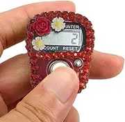 Finger Counter | Finger Counter Clicker Ring - HD Display Handheld Portable Device Timer Ticker with Floral Design for Strike Ball Sports Golf Swimming Baseball