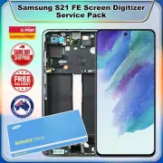 For Samsung Galaxy S21 FE SM-G990 LCD Display Screen Touch Replacement Graphite