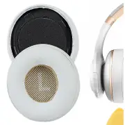 Geekria Protein Leather Ear Pads for JBL Everest Elite 300 Headphones (White)