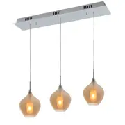 Harper LED 3L Kitchen Bar Pendant Lights Amber | Marden Designer