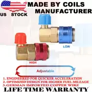 Quick Low/High A/C AC HVAC Refrigerant Adapter Coupler Auto Manifold Gauge
