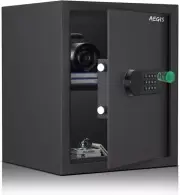 Biometric Fingerprint Safe Box, 1.7 Cubic Home Safe, Large Digital Security S...