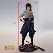 Anime ninja Shippuden Uchiha Sasuke Sharingan stand PVC Figure Statue Toy Gift R