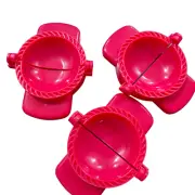 3 Pieces Dough Press Mini Curry Puff Dumpling Plastic Mold Tool Easy To Clean