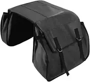 Ｓｉｍｈｏａ Waterproof Bike Double Pannier Bags Trunk Rear Rack Saddle Bag Carrier Bag for Traveling Commute