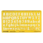 Upper and Lower Case Alphabet Lettering Template Drafting Tools English Alphabet Letter Stencils