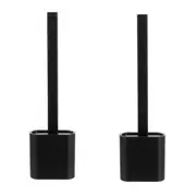 2x Boxsweden Clean Wall Mounted Toilet Brush Cleaner w/ Soft Bristle Assort