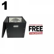 1 CheckOutStore Black 12" LP Vinyl Record 33 RPM Storage Box **1-3 DAYS
