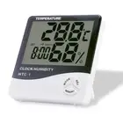 Thermometers Thermograph Hygrometer Humidity Meter Alarm Clock Calendar Dispaly