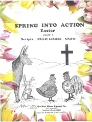 Easter Christian Teachers 2 Resource Books-puppet skits, crafts, object lessons