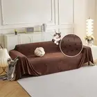 Cat Scratch Furniture Protector - Non-Slip, Washable Couch Cover for Dogs - W...