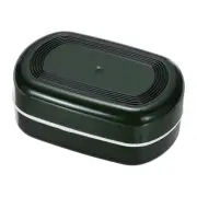 Travel Soap Case, Shampoo Bar Holder Portable Leakproof Container Dark green