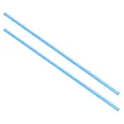 6mm x250mm Straight Light Blue Line Solid Acrylic Round Rod PMMA Bar 2X