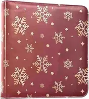 Golden Christmas Snowflake Photo Album Binder Picture Book For Photos Self Adhesive Pages Scrap Book Photo Albums Picture Albums 4x7