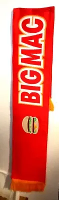 McDonalds Restaurant Big Mac Hamburger Scarf New OSFM