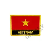 Vietnam Patch / North Vietnam Flag / Iron On